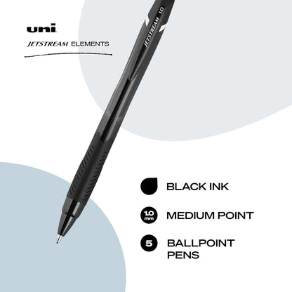 uniball Jetstream 101 Ballpoint Pens, Medium Point (1.0mm), Blue, 12 Pack