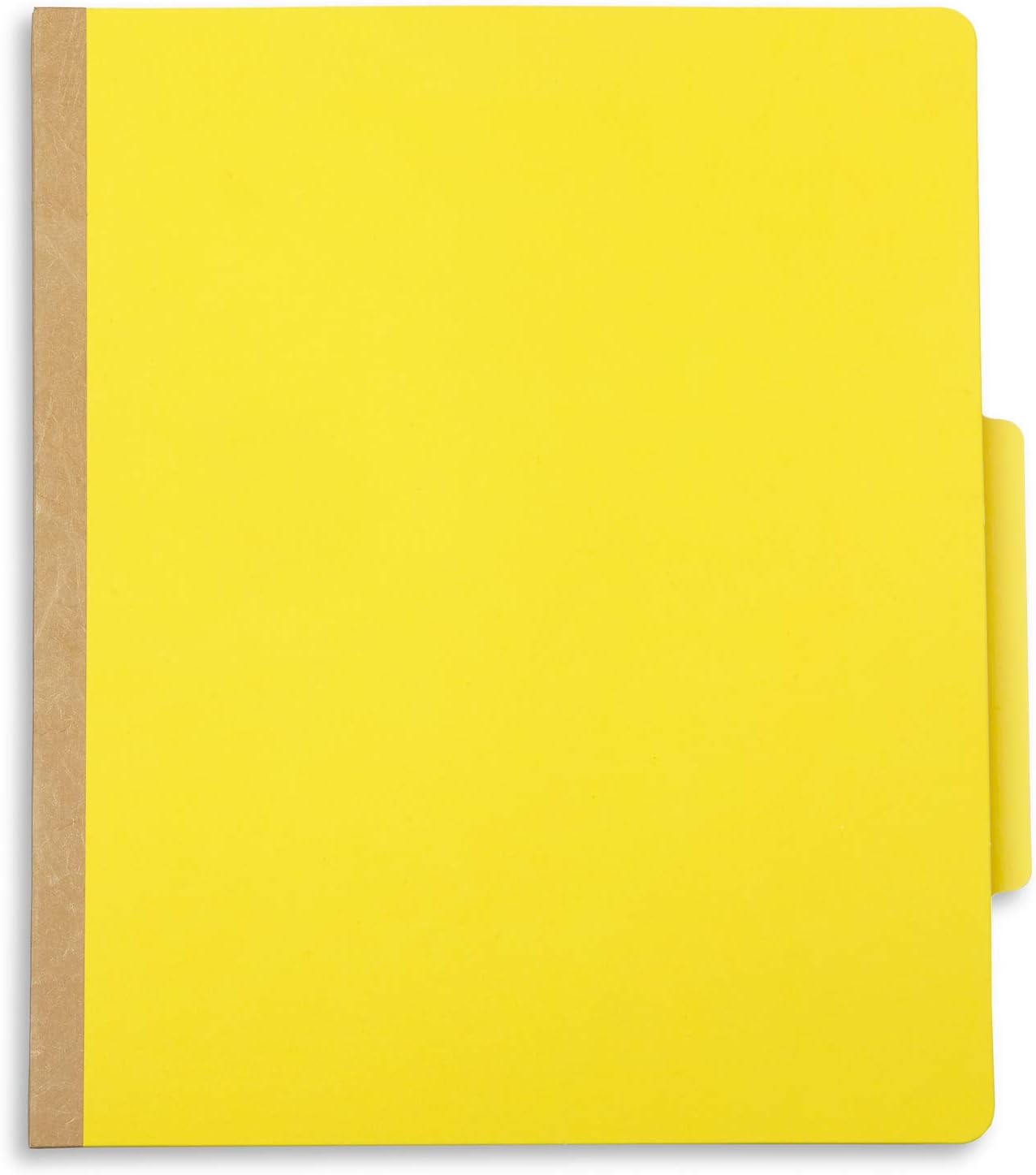 10 Yellow Classification Folders, 2 Divider, 2 Inch Tyvek Expansions, Durable 2 Prongs Designed to Organize Standard Medical Files, Law Client Files, Office Reports, Letter Size, Yellow, 10 Pack