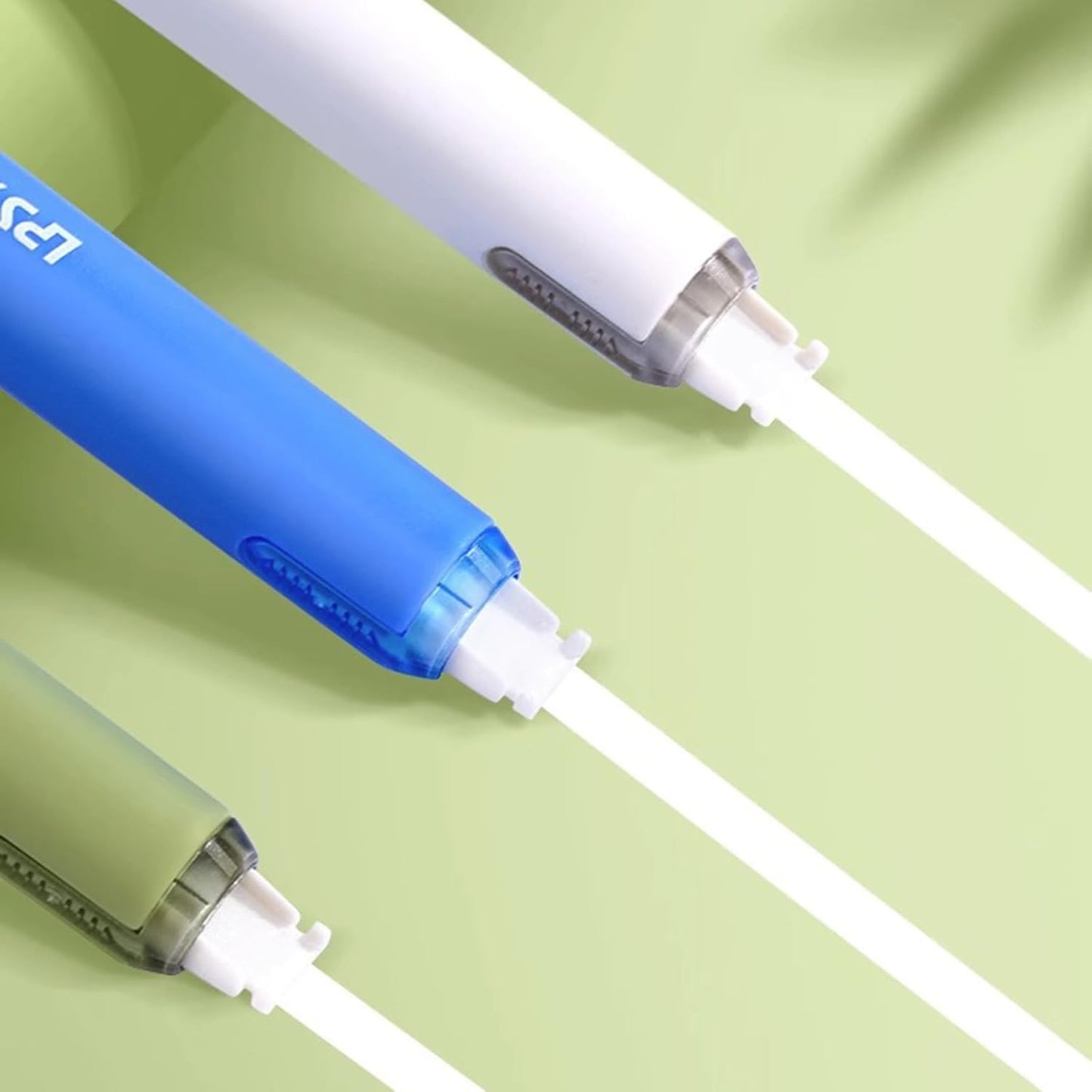 6mx5mm Correction Tape Pen for Note Taking Marking Crafting Journaling Pack of 4 Refillable White Out Refills