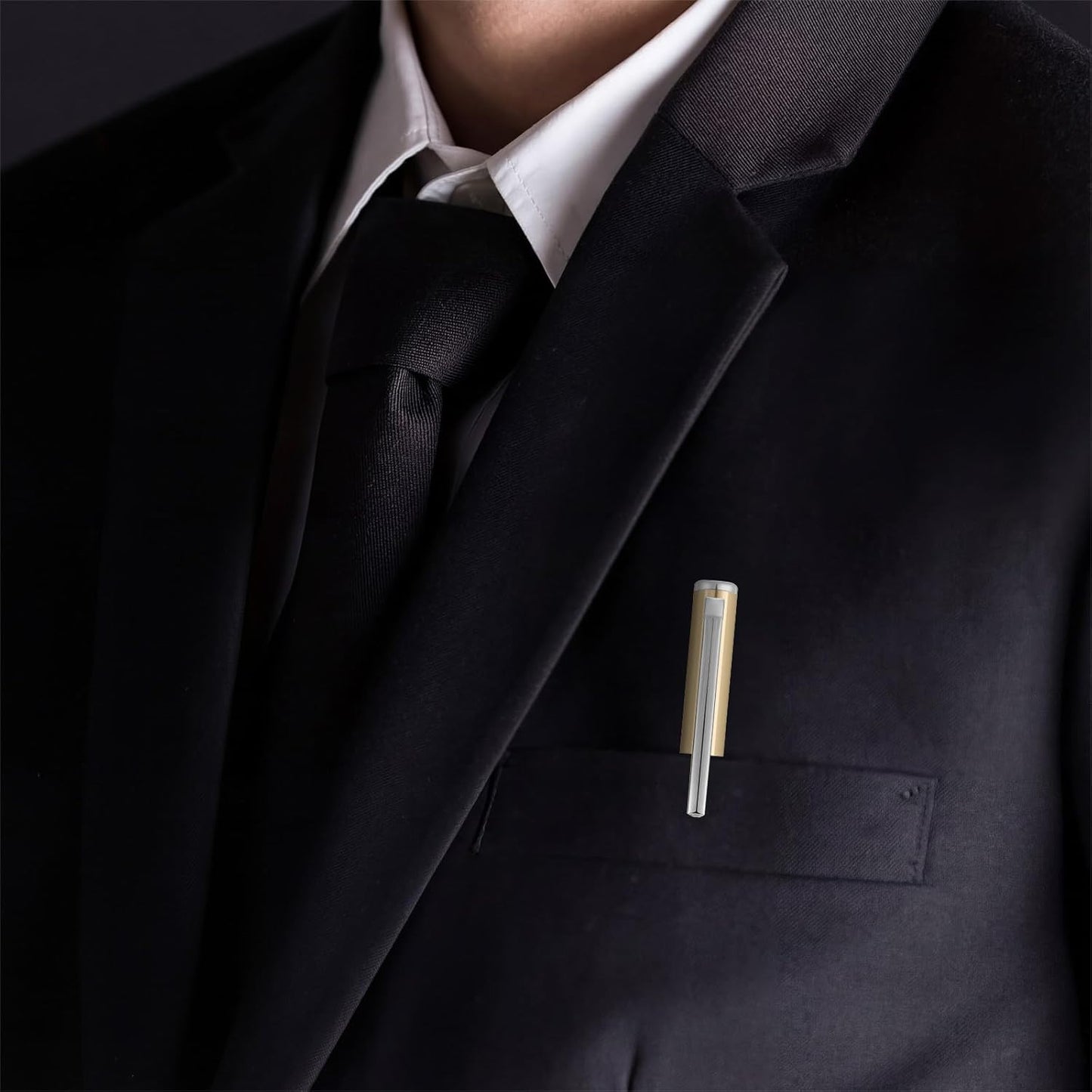 Zonon 240 Pcs Gold Metal Slim Ballpoint Pens Bulk Retractable Metallic Black Ink 1 mm Medium Point Smooth Writing Pens for Wedding Business Office Supplies Students Teachers Men Women Present