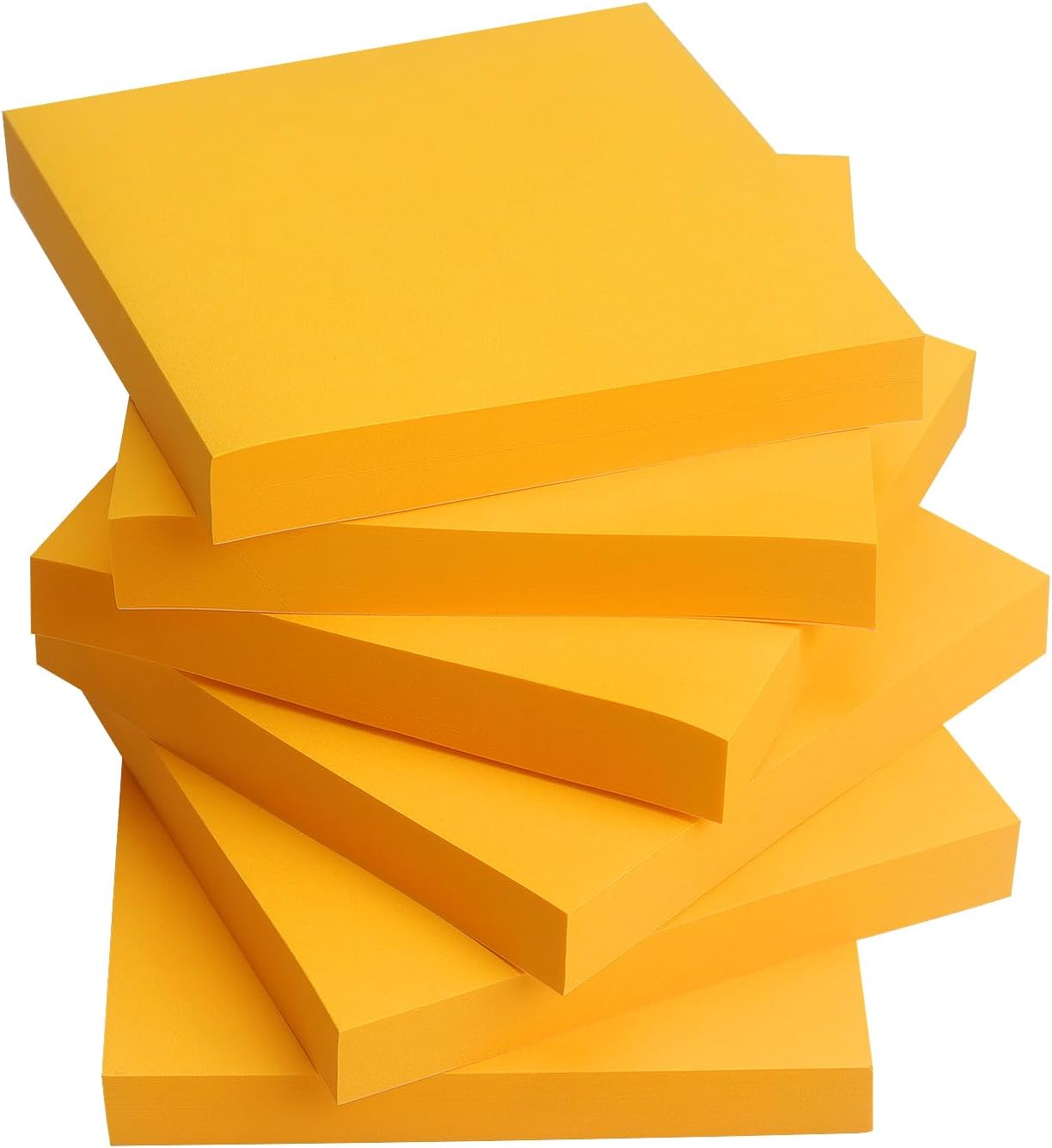 Sticky Notes 3x3 Self-Stick Notes Pads with 6 Bright Colors, Easy to Post for Office, Shool, Home, 6 Pads/Pack, 100 Sheets/Pad (Purple)
