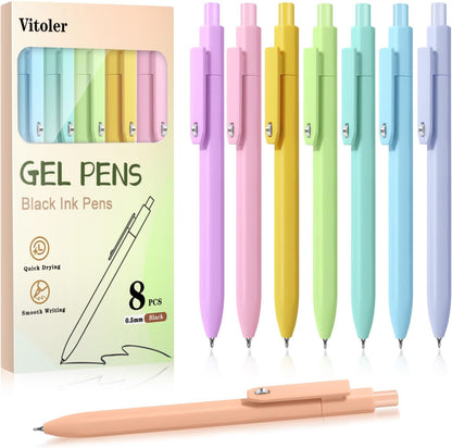 Piochoo Calligraphy Pens,8 Size Calligraphy Pens for Writing,Brush Pens Calligraphy Set for Beginners, Hand Lettering Pens