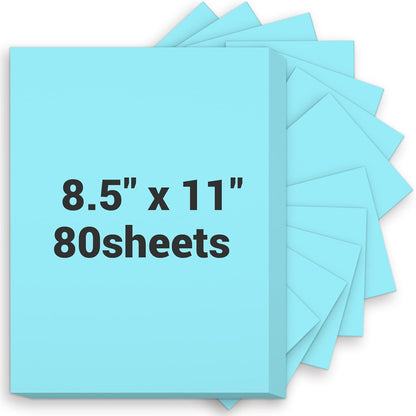 Cardstock 8.5 x 11, Thick Printer Paper 75 lb/200 gsm, 40 Sheets Card Stock White, Heavy Card stock, White CardStock Paper for Invitations, Diy Cards, Business Cards, Menus, Crafts, Drawing etc