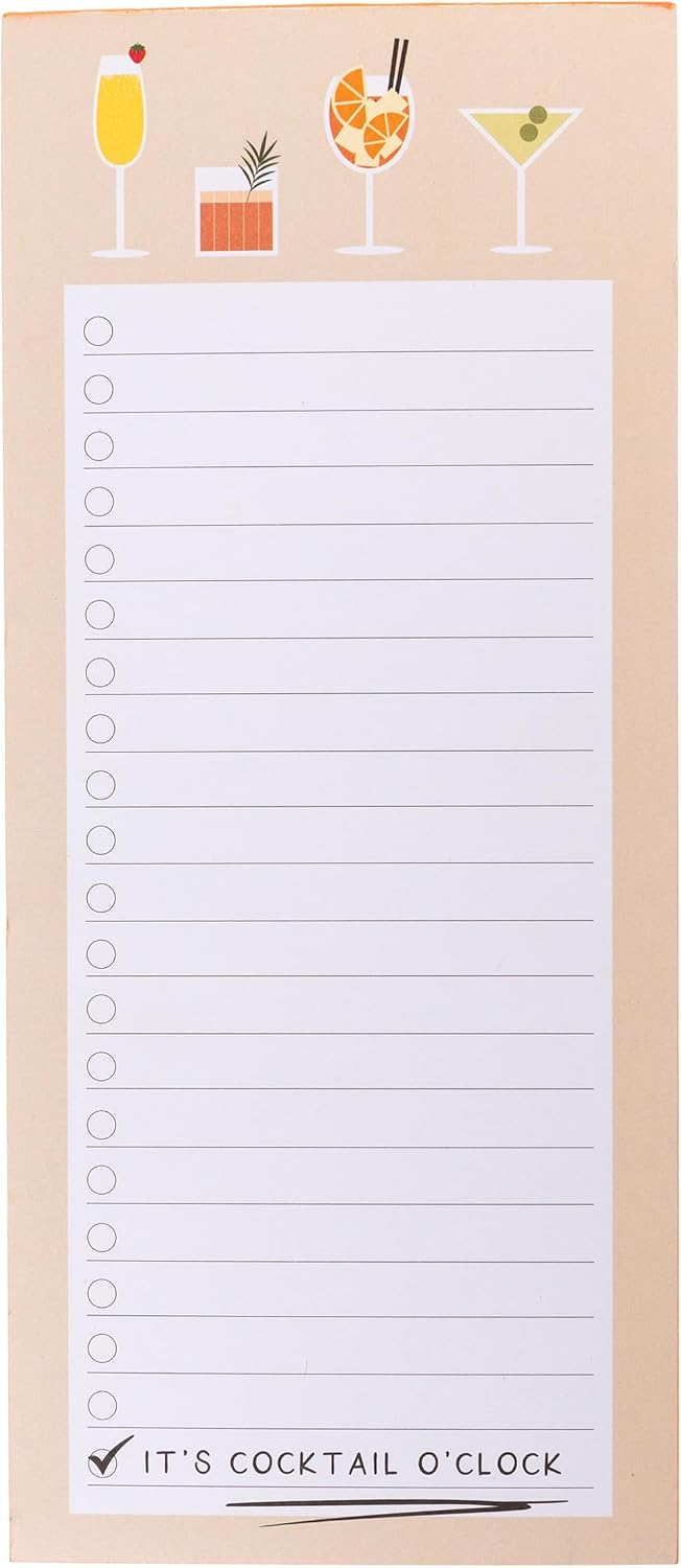Graphique Magnetic Notepad - Peanuts Gang Grocery and Shopping List - Fun Decorative To-Do List - Perfect House Warming Gifts - 100 Tear off Sheets (4" x 9.25" x .5")