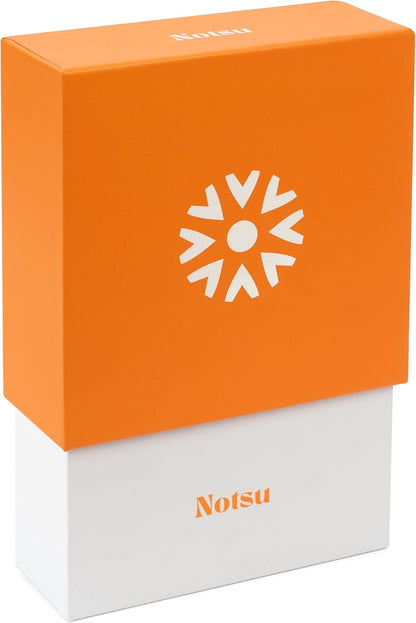 Notsu To Do List Grid Index Cards 3x5 | 50 Task Planner Foldable Vertical Notecards with Rounded Corners
