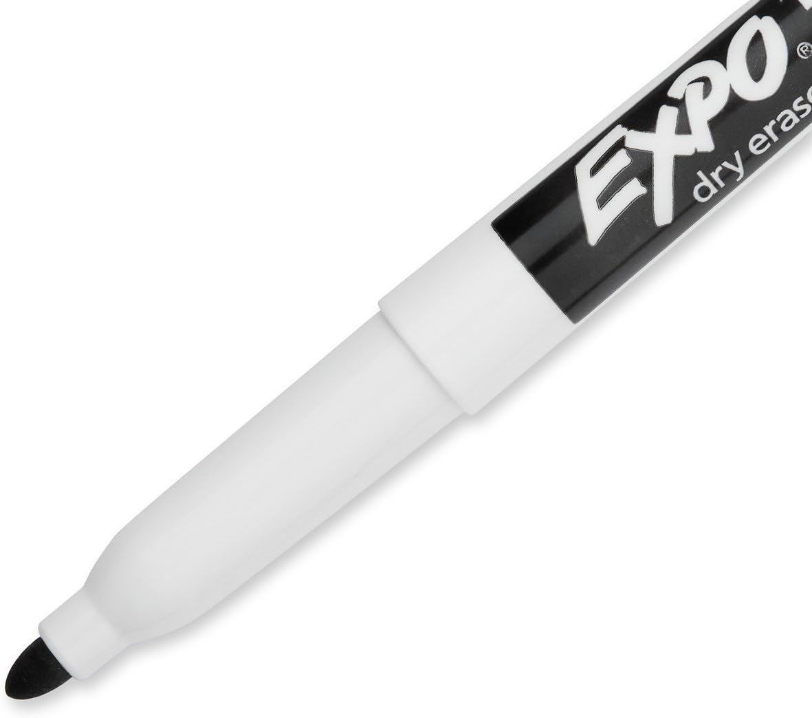 Expo 86001 Low Odor Dry Erase Marker, Black; Fine Tip, Quick-Drying Ink, 2 Packs of 12 Markers, 24 Markers Total