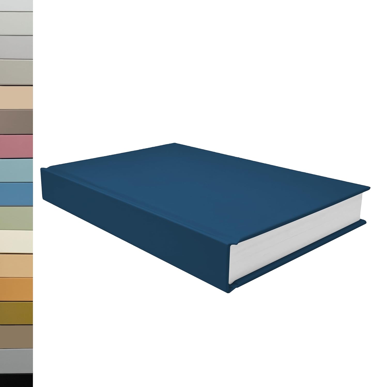CovoBook™ Blank Hardcover | Premium Sketchbook Journal Guest Book | Photo Prop Home Decor (Black, Size 9)
