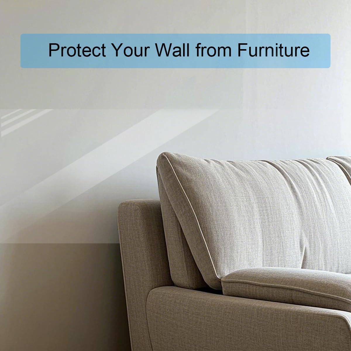 Orga'Neat Wall Protector, 17.7in x 16.4ft/32.8ft Clear Plastic Electrostatic Wall Protective Film Sheet, Static Cling, Guard Walls from Trash Can, Kitchen Oil & Food Splash, Furniture