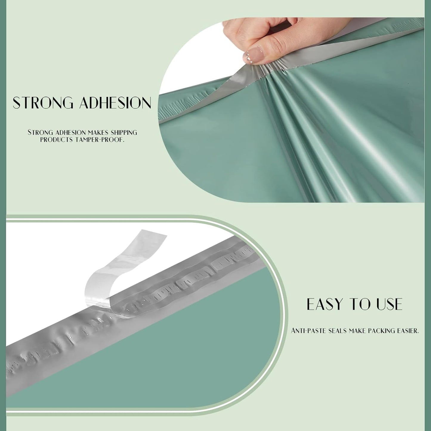 Metronic White Poly Mailers 14.5x19 100 Pack, Large Shipping bags Self-Seal Shipping Envelopes , Packaging Envelope for Small Business, Boutique, Clothing