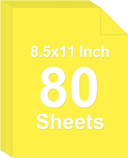 40 Sheets Colored Cardstock, 8.5 x 11 Construction Paper, Black Card Stock Paper, Cardstock Printer Paper for Halloween,Mothers Day, Christmas, Wedding Invitations, DIY Cards, Photo, Art and Crafts