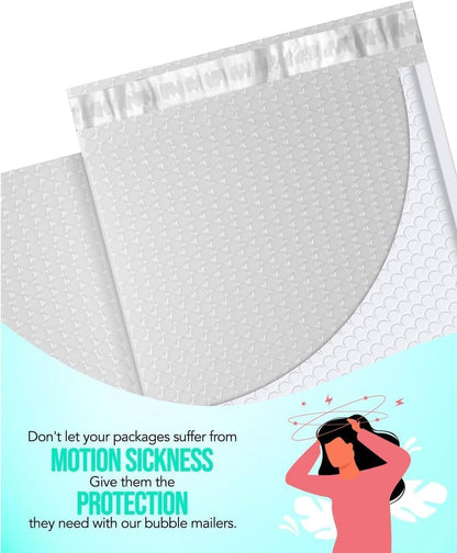 GSSUSA Black Bubble Mailers 4x8 Inches 50 Pack, Usable Size 4X7" Bubble Envelopes for Small Business, Padded Envelope, Shipping Mailers, Packaging Bags, Mailing Envelopes, Shipping Supplies