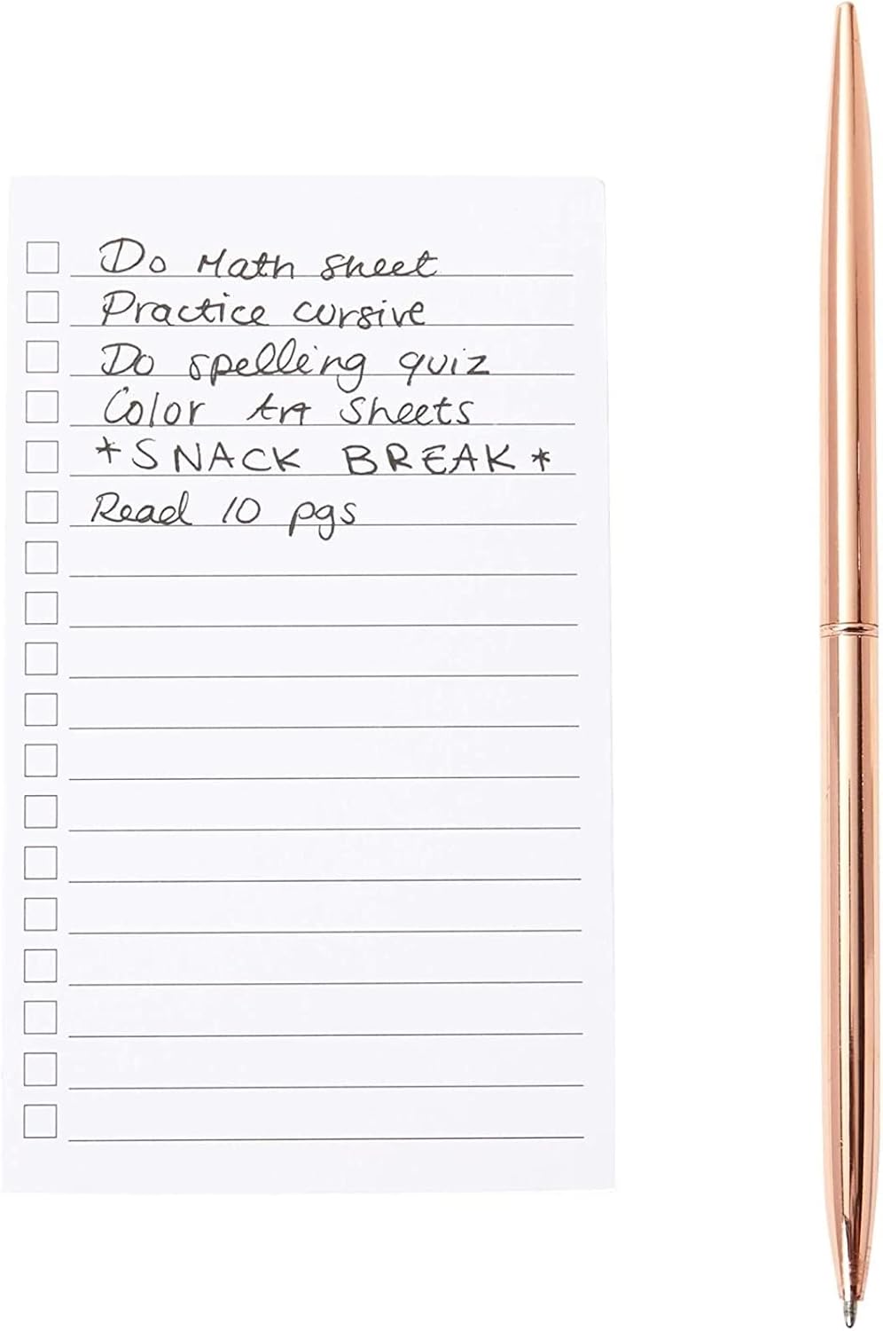 Okuna Outpost Note Cards - Vertical Index Card Layout for Task Management - Check Box To-Do Slip for Task Tracking - Durable Paper Stock To do Pad for Versatile Notes - Bulk, 3 x 5 In, White