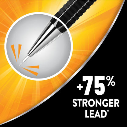 BIC Break Resistant Mechanical Pencils with Erasers, No. 2 Medium Point (0.7mm), 4-Count Pack Pencils for School or Office Supplies, Lead and Eraser Refills