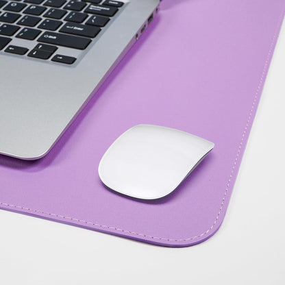 Large Desk Mat 47.2" x 17" Leather Desk Pad Protector with Natural Cork & PU Leather, Non-Slip Office Desk Mat, Large Mouse Pad, Waterproof Desk Blotter pad for Office&Home(Black)