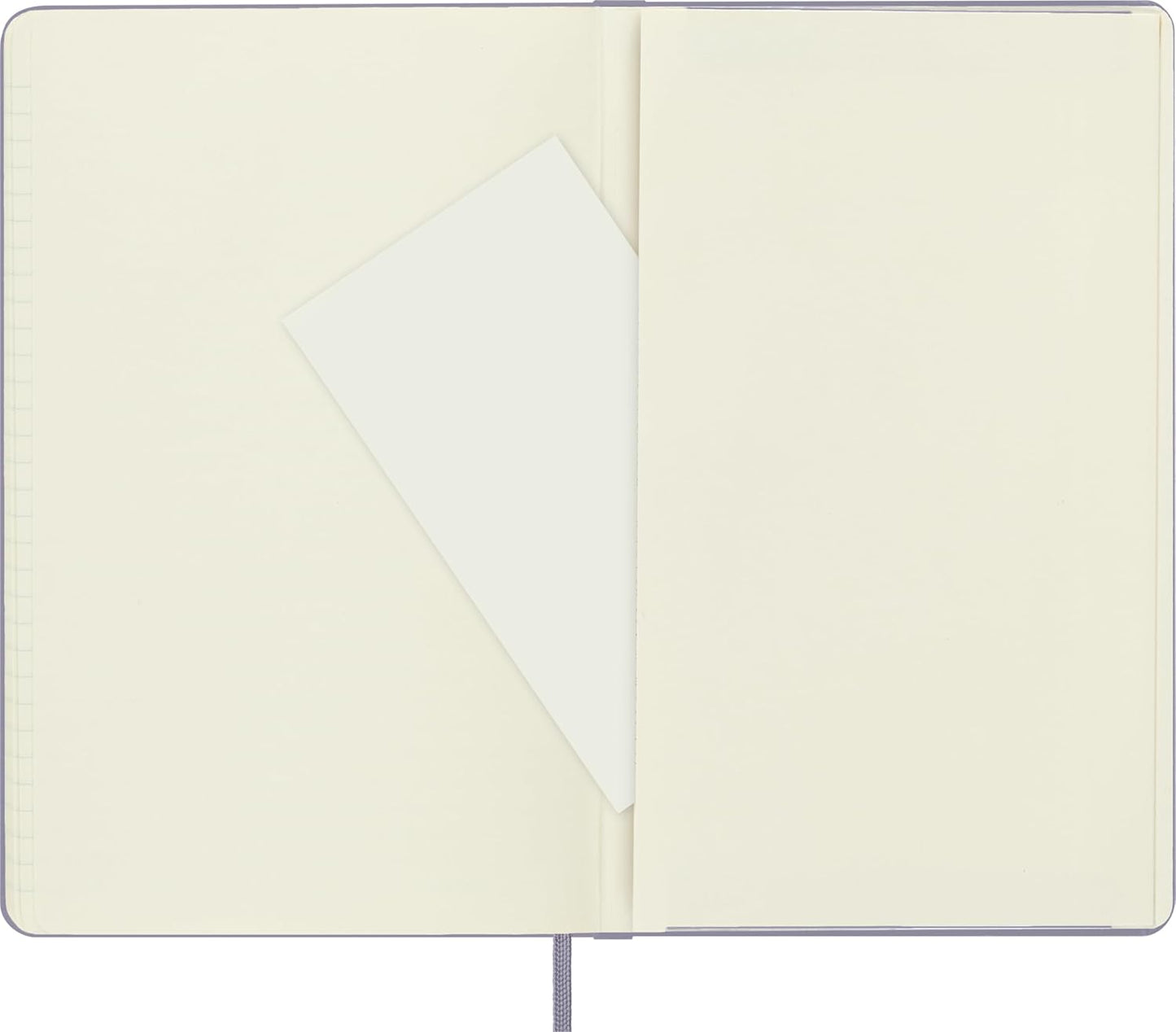 Moleskine Classic Notebook, Hard Cover, Large (5" x 8.25") Ruled/Lined, Aster Grey, 240 Pages