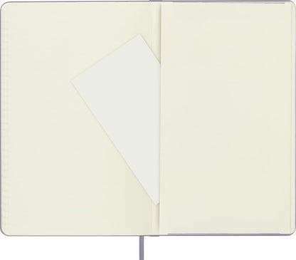 Moleskine Classic Notebook, Hard Cover, Large (5" x 8.25") Ruled/Lined, Aster Grey, 240 Pages