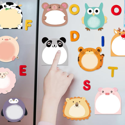 Fancy Land 24 Pads Cute Sticky Notes Animal Sticky Notes for Teachers Classrooms 720 Sheets Memo Pads Page Markers Flags Teacher Appreciation Nurse End of Year Graduation Gift Home Office Supplies