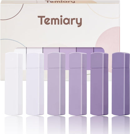 Temiary 6Pcs Mini White Correction Tapes, Quick Dry Smooth Pull Out for Writing, Aesthetic Cute Correction Tape Set Easy To Use for Students School Office Supplies (Green)