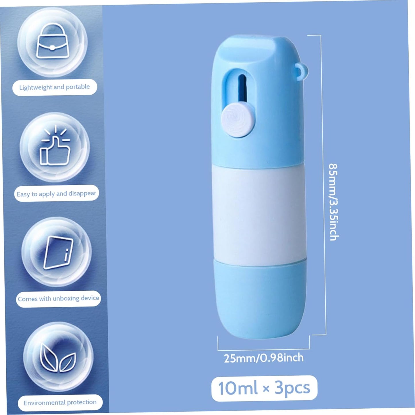 Thermal Paper Correction Fluid Set, 3Pcs Instant Privacy Protection with Package Opener