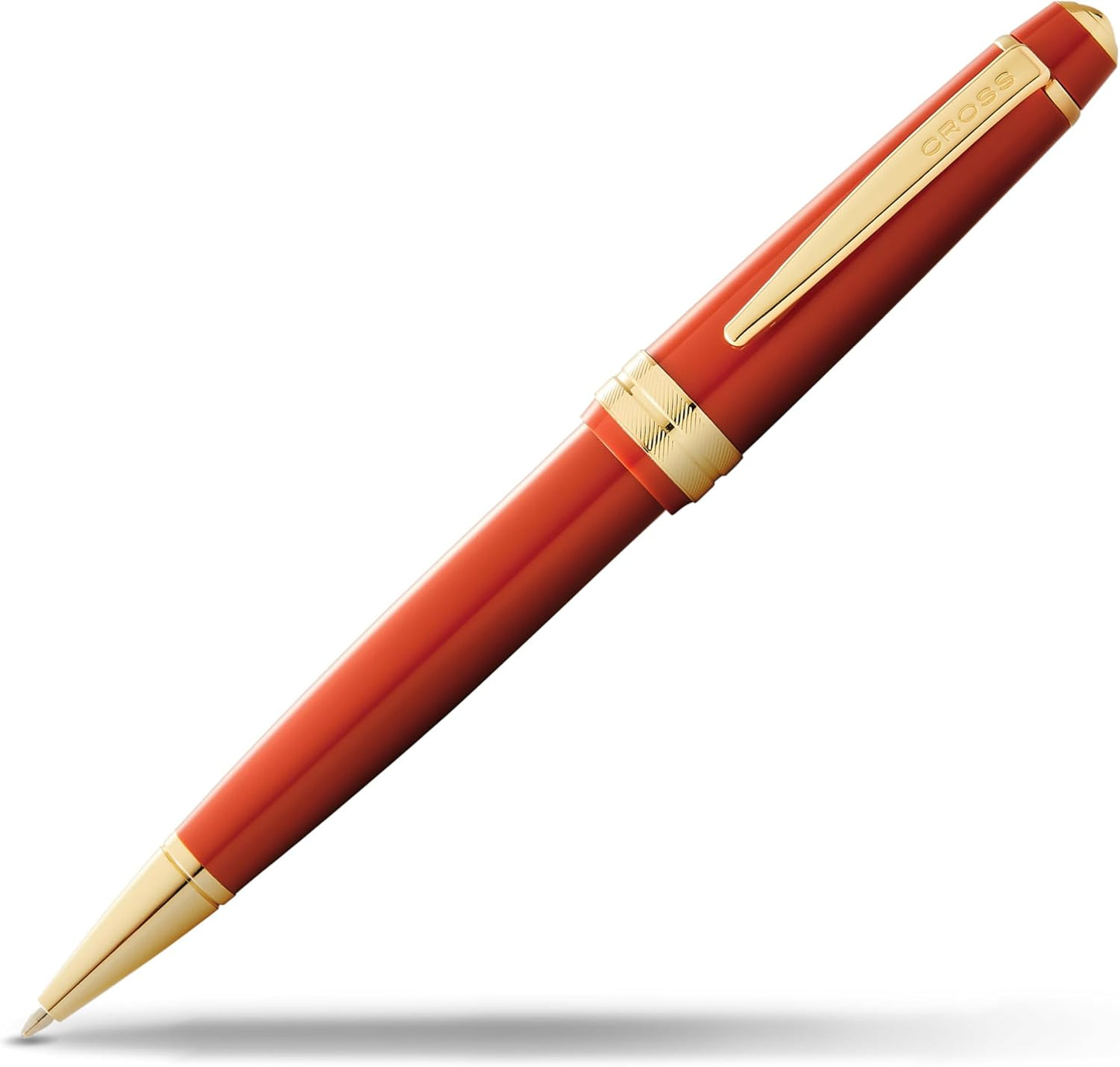 Cross Bailey Light Refillable Ballpoint Pen Presented in a Everyday Gift Box - Medium Point, Black Ink, Polished Green