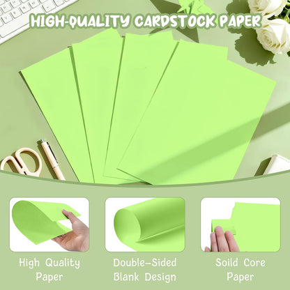 40 Sheets Cream Cardstock Paper 8.5 x 11, Ivory Cardstock Printer Paper 8.5x11, Off White Card Stock Paper 8.5 x 11, 200 GSM Construction Paper for DIY Cards, Greeting Cards, Wedding Invitations