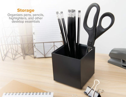 Bostitch Office Konnect Desk Organizer Accessory Tray, Stacks for Desktop Storage, Black