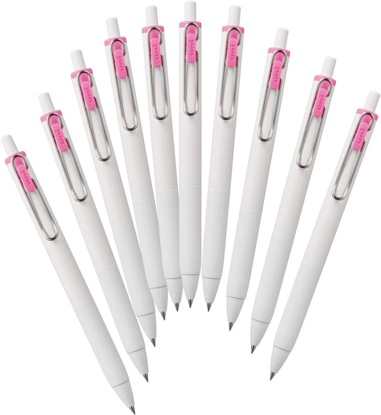 Mitsubishi Pencil Uni-Ball One Gel Ballpoint Pen Refill, 0.38, Black, 10 Pieces, Hako UMR38S.24