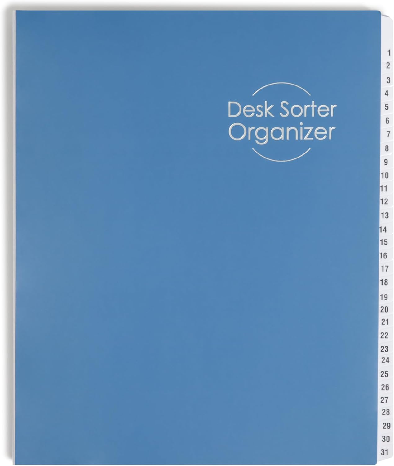 Smead Expandable Office Desk File Sorter, Office Supplies, Alphabetic (A-Z) Desk Organizer, 20 Indexing Dividers, Laminated Tabs, Letter Size, Dark Blue, Office Desk Accessories (89282)