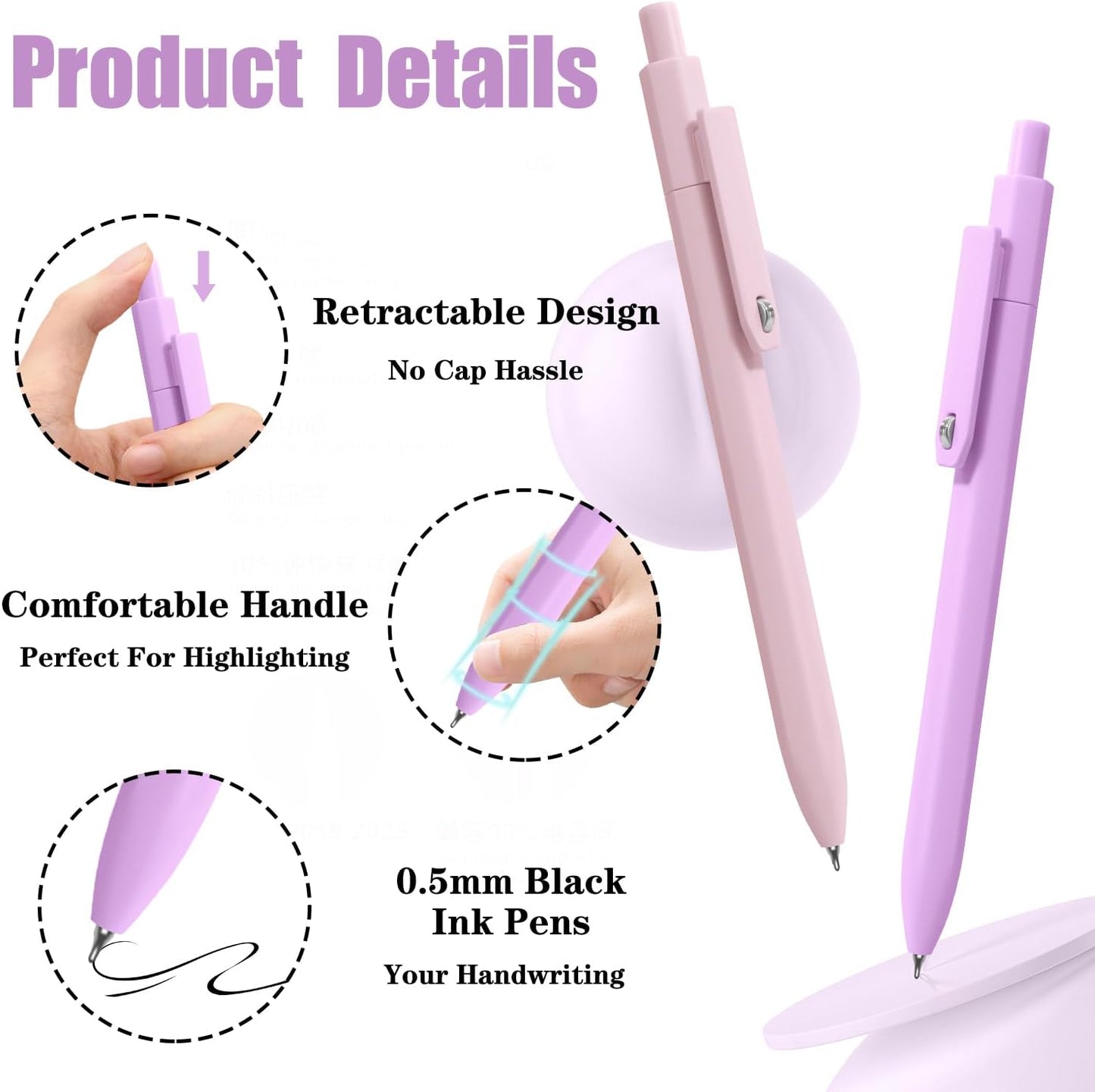 Piochoo Calligraphy Pens,8 Size Calligraphy Pens for Writing,Brush Pens Calligraphy Set for Beginners, Hand Lettering Pens