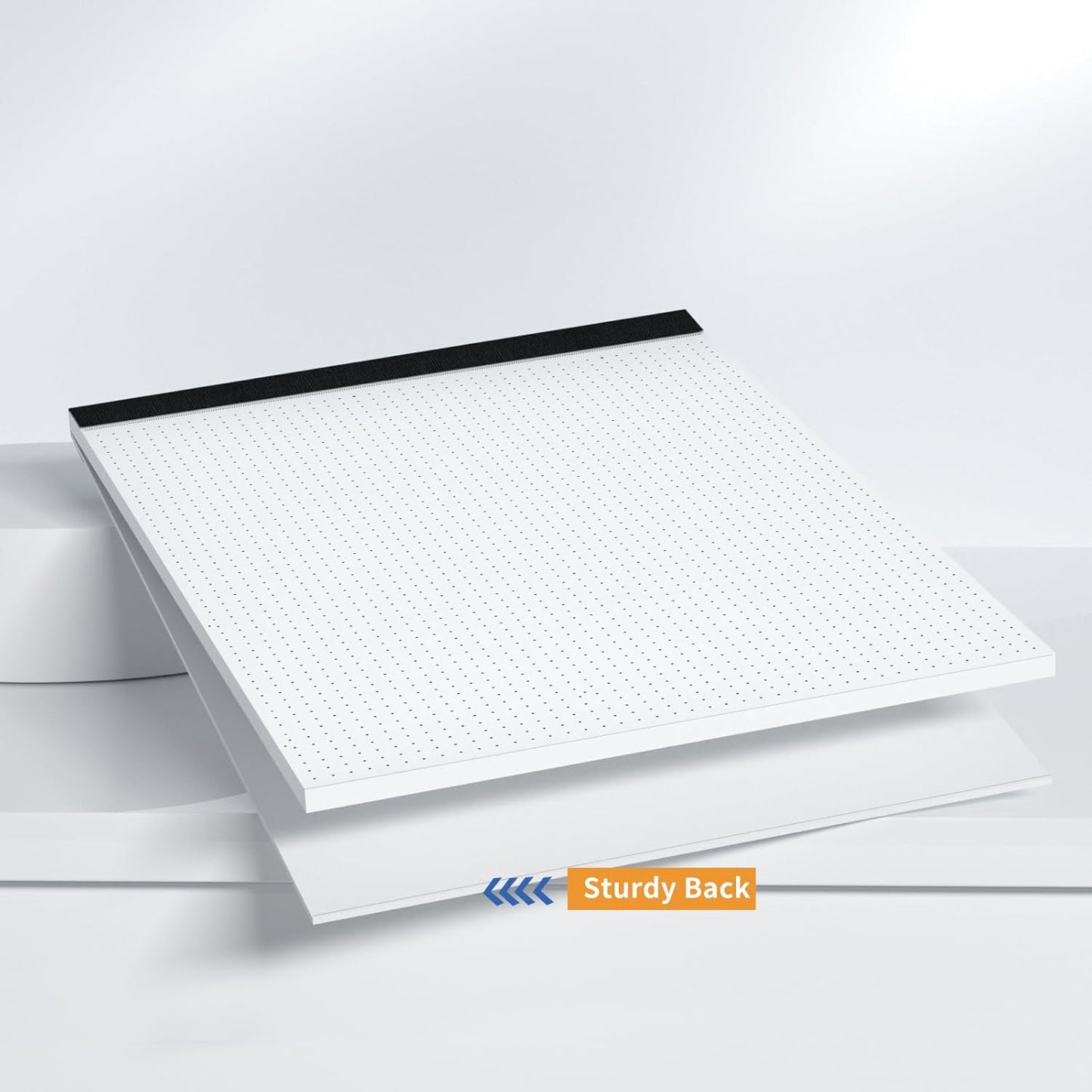 AILZFEI Graph Paper Notebook 8.5 x 11 Grid Paper Pad Quad Ruled, 2 Pack, 30 Sheets per Pad, White, 4x4 (4 Squares per inch), Easy-Tear Perforations, 8.5"x11" Quad Ruled Grid Paper Pad