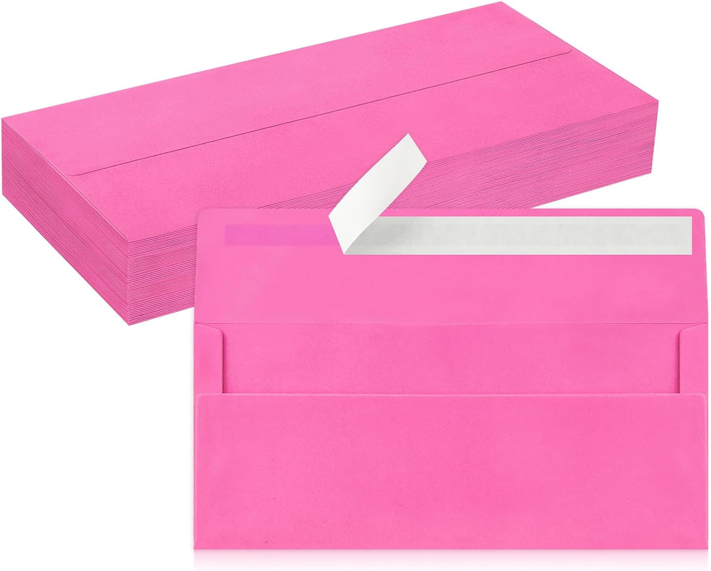 50 Pack #10 Business Envelopes, Sage Green Standard Envelopes Self Seal, Letter Size Mailing Envelopes for Checks Letters Invoices Statements Birthday Graduation Wedding, 4 1/8 x 9 1/2 Inch