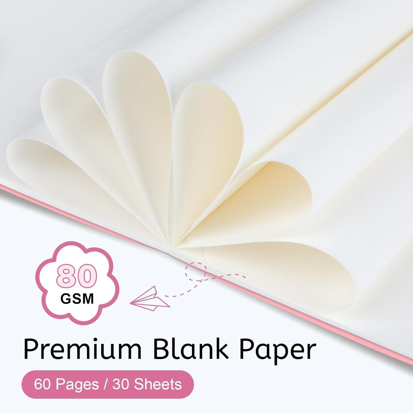 Oucaru 48PCS Pocket Notebook, 3.5" x 5.5", 8 Color, 52 Pages Blank Notebook Mini Notebook Journal, Small Notebook Memo Notepad for Students, Traveler, School Supplies