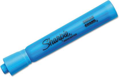 Sharpie Tank Style Highlighters, Chisel Tip, Fluorescent Blue, Box of 12
