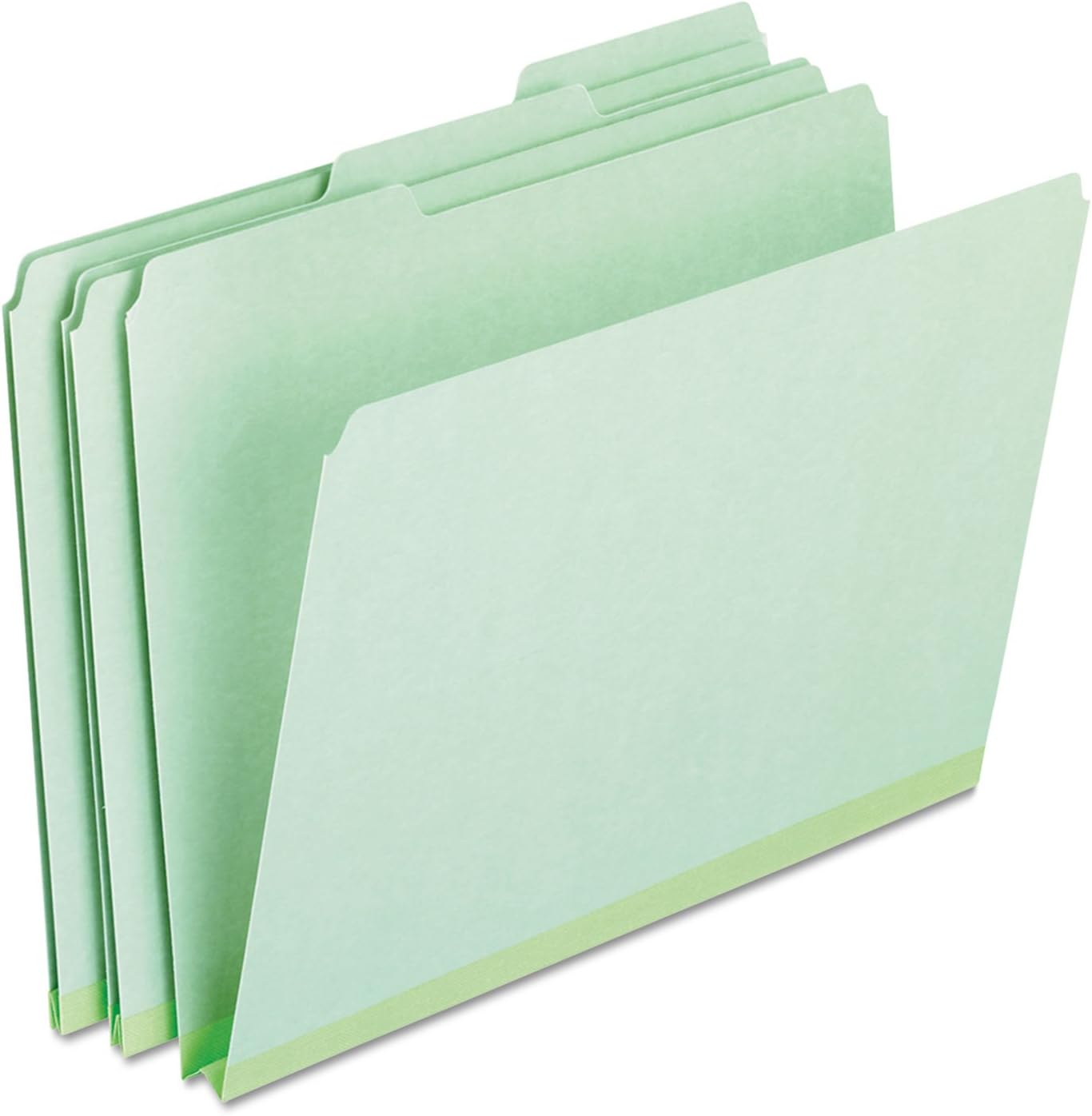 Pendaflex 1" Expansion Pressboard File Folders with 1/3 Cut Tab, Letter, Blue, 25/Box (9200T 1/3)