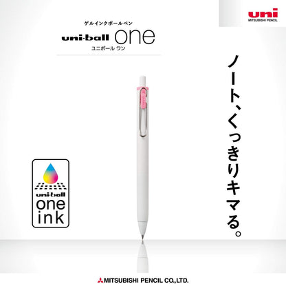 Mitsubishi Pencil Uni-Ball One Gel Ballpoint Pen Refill, 0.38, Black, 10 Pieces, Hako UMR38S.24