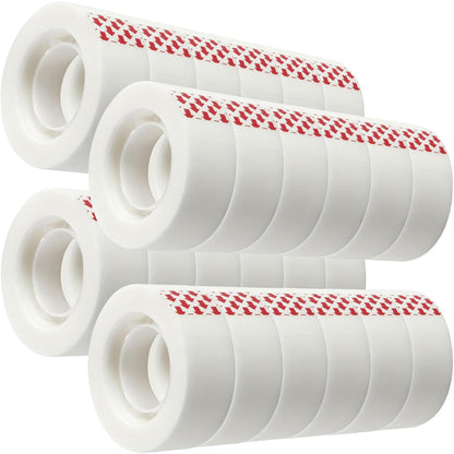 12 Rolls Invisible Tape Refill, Matte-Finish Translucent Tape Refills for Dispenser, 3/4 x 1000 Inches, Engineered for Repairing Correction and Labeling