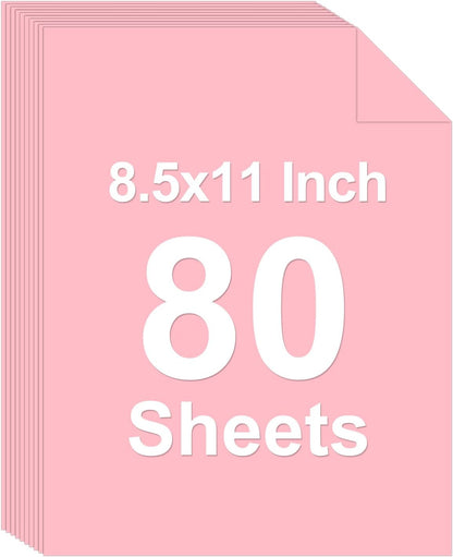40 Sheets Colored Cardstock, 8.5 x 11 Construction Paper, Black Card Stock Paper, Cardstock Printer Paper for Halloween,Mothers Day, Christmas, Wedding Invitations, DIY Cards, Photo, Art and Crafts