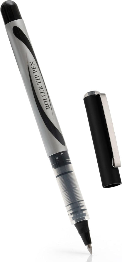 Liquid Ink Rollerball Pens, 0.7mm Medium Point Tip, Rolling pen for Drawing, Journaling and Smooth Writing - Pack of 8