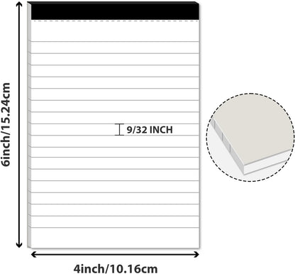 Nichela 20 Pack Small Notepad, 3 x 5 Inch Ultra Quality Note Pads, Server Lined Papers and Desk Notepads for Office Supplies, Writing and Memo pads 30 Sheets Each