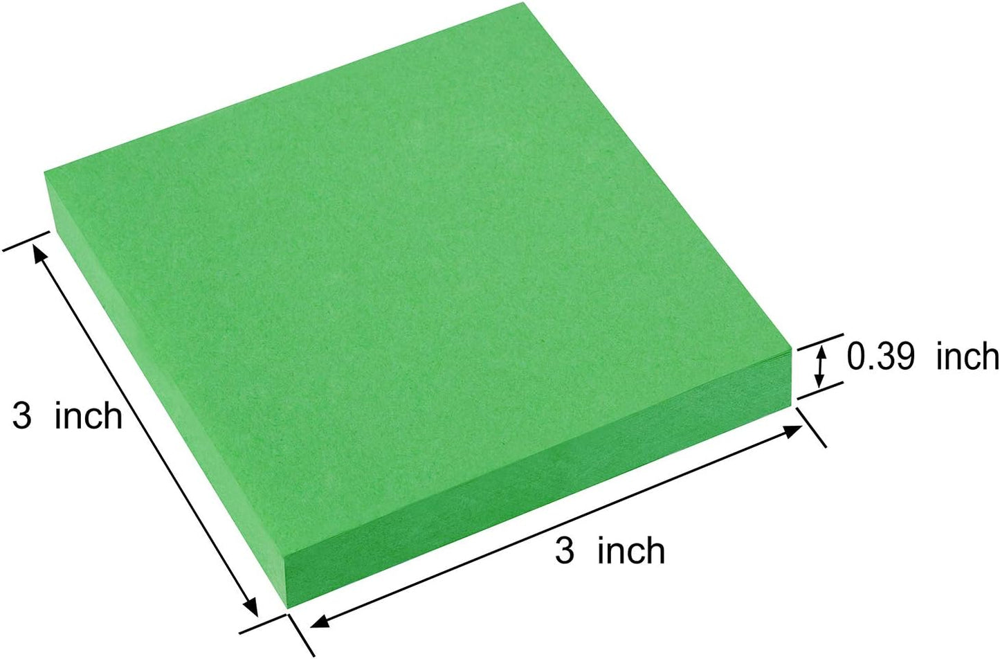 ZCZN 400 Sheets Pop-up Sticky Notes, 3 x 3 Inches, 4 Pads Bright Color Self-Stick Notes, 100 Sheets/Pad, Pink