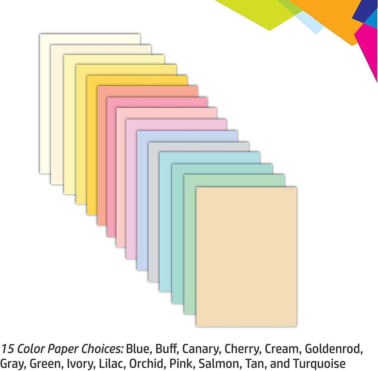 Hammermill Colored Paper, 20lb Pink Printer Paper, 8-1/2 x 11- 1 Ream (500 Sheets) - Made in the USA, Pastel Paper, 103382R
