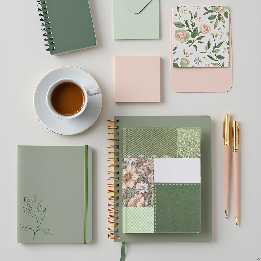 Pearhead Blue Matchbook Hardcover Journal, 6x8 College-Ruled Lined Notebook, 200 Pages, Trendy Writing Journal for Work, School & Everyday Notes