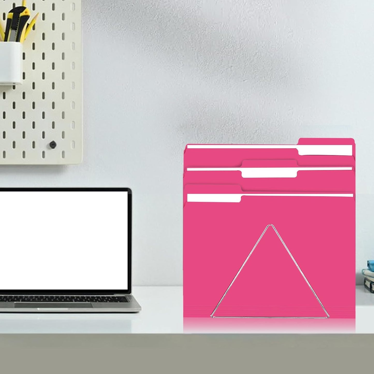 File Folder, RAZCC 150 Pack 1/3 Cut Tab File Folders Letter Size, Manila Folders, Folders with Tab, Great for Organizing and Easy File Storage