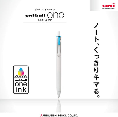 Mitsubishi Pencil Uni-Ball One Gel Ballpoint Pen Refill, 0.38, Black, 10 Pieces, Hako UMR38S.24