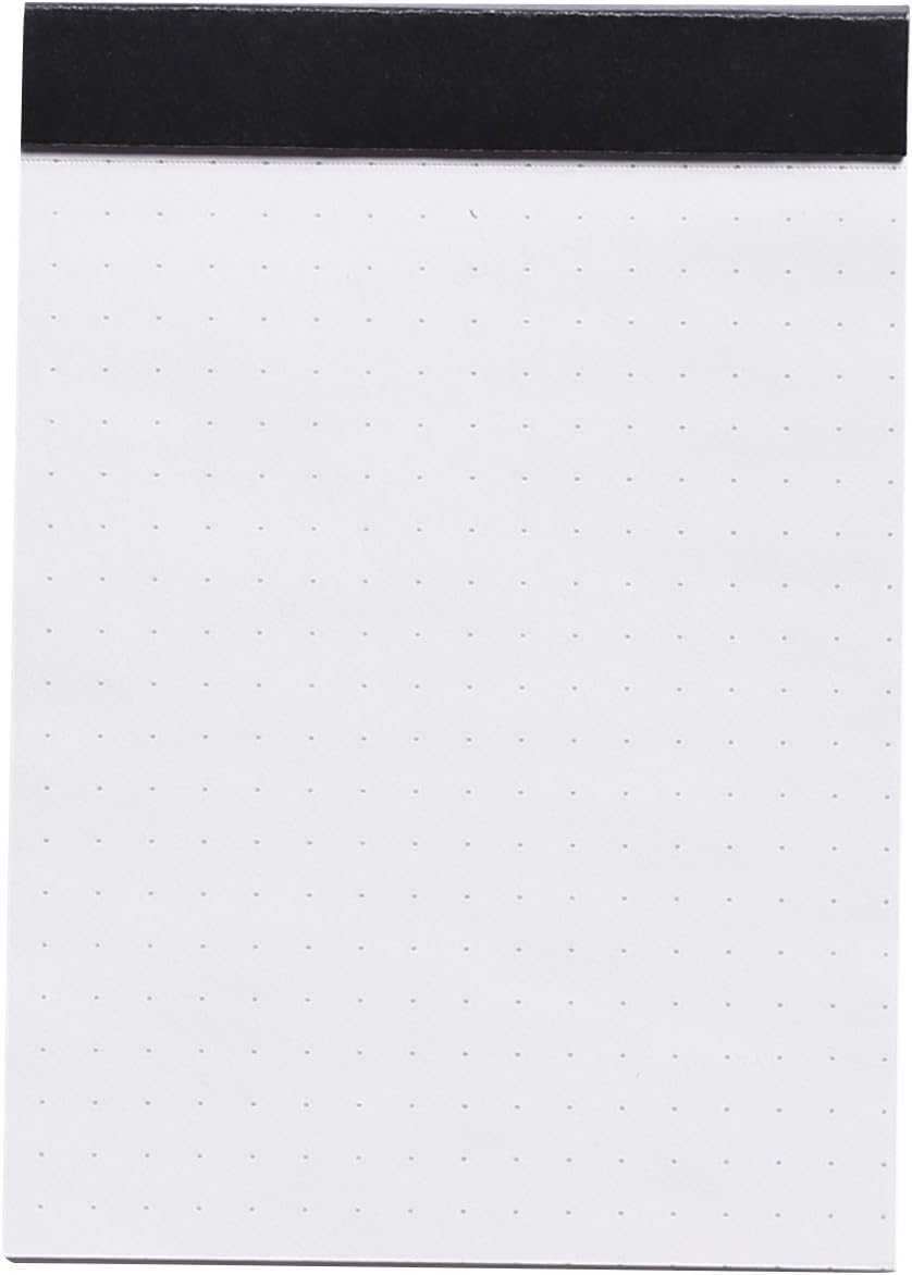 Rhodia Head Stapled Pad, No16 A5, Dot - Black