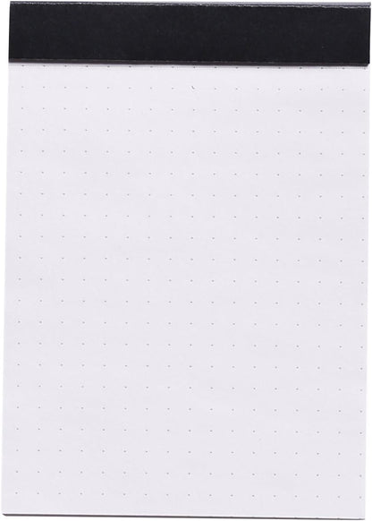 Rhodia Head Stapled Pad, No16 A5, Dot - Black