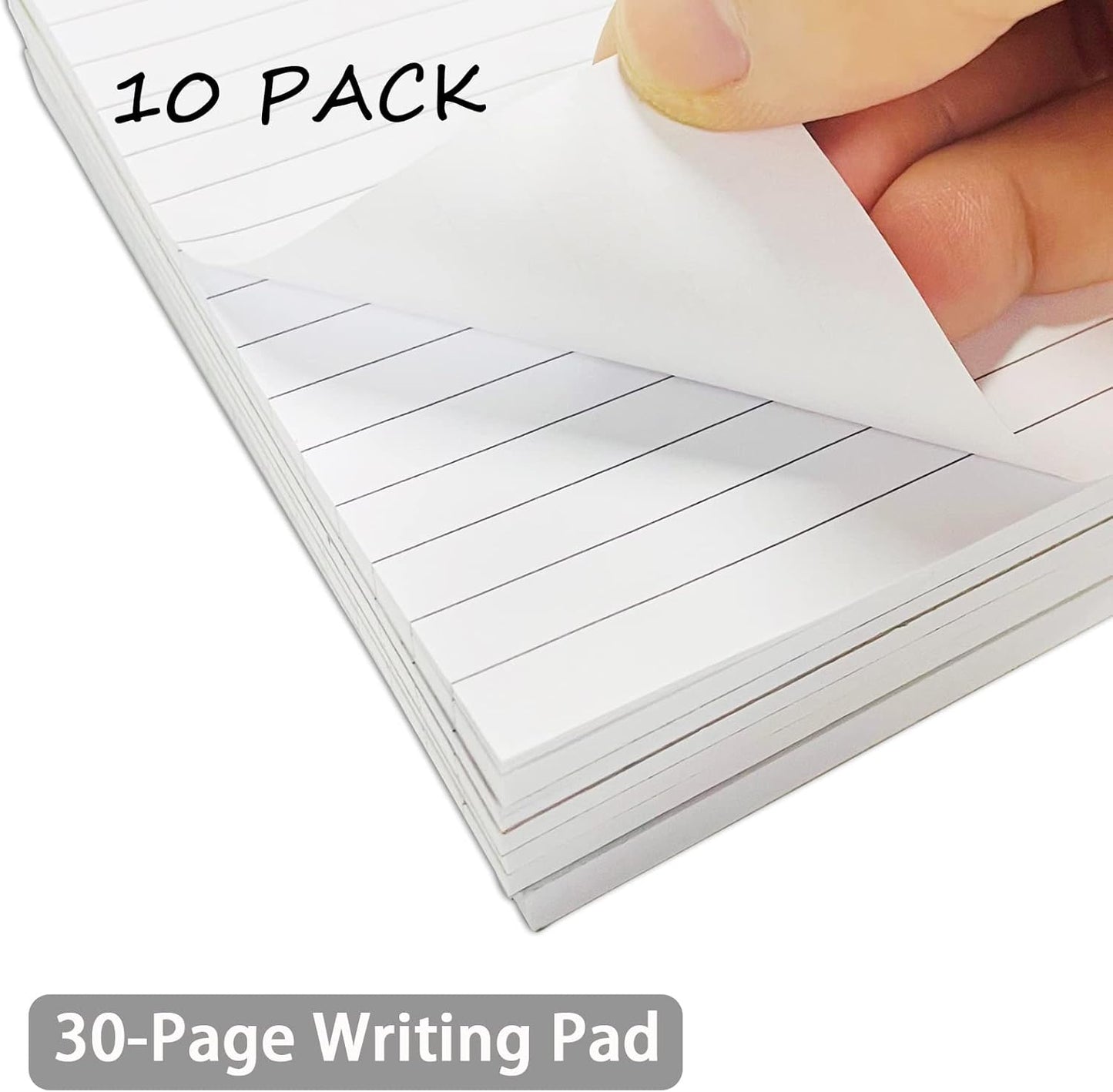 Nichela 20 Pack Small Notepad, 3 x 5 Inch Ultra Quality Note Pads, Server Lined Papers and Desk Notepads for Office Supplies, Writing and Memo pads 30 Sheets Each