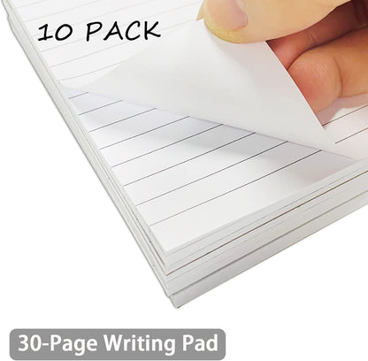 Nichela 20 Pack Small Notepad, 3 x 5 Inch Ultra Quality Note Pads, Server Lined Papers and Desk Notepads for Office Supplies, Writing and Memo pads 30 Sheets Each