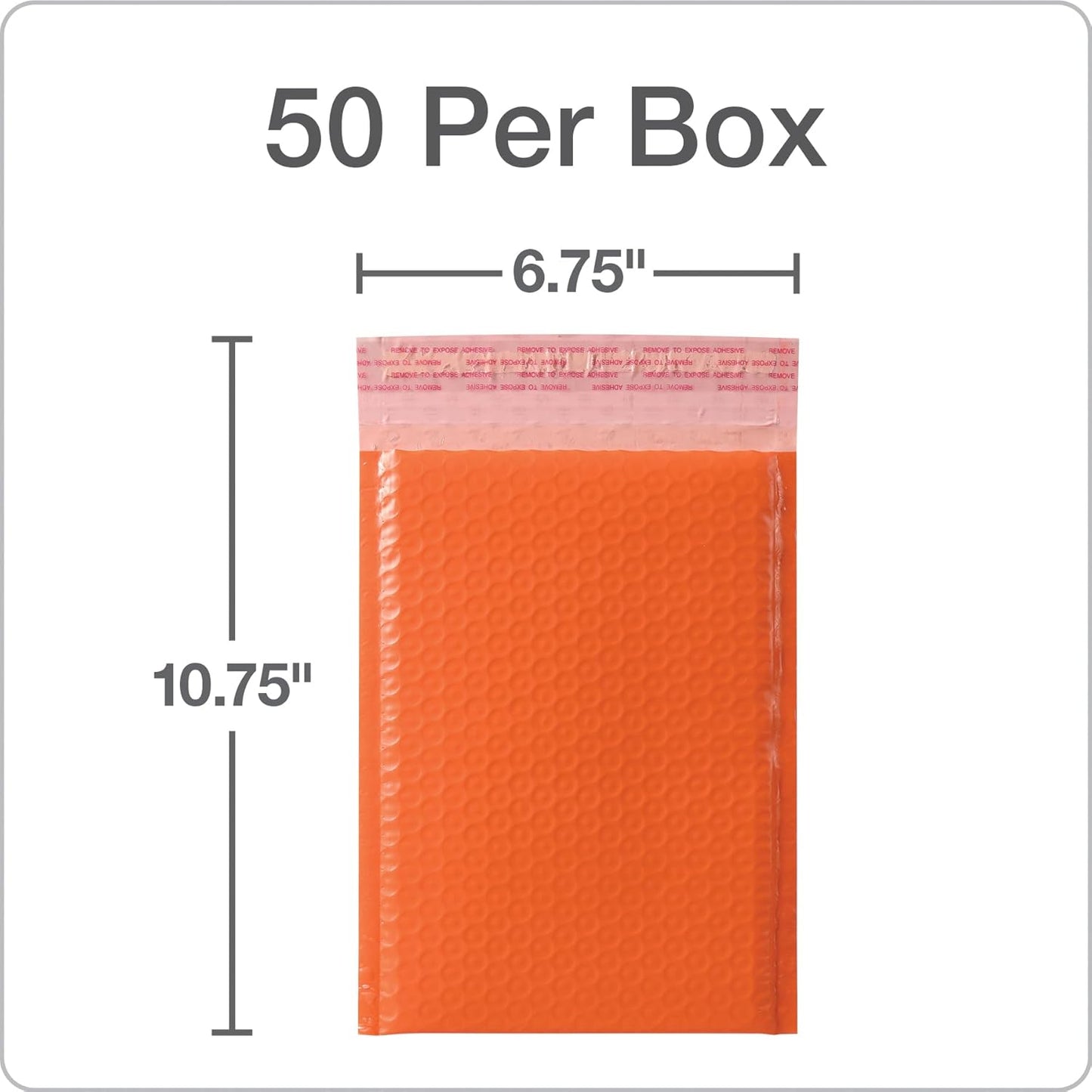 Quality Park Bubble Mailers, 6 x 9 Inch, White Poly Mailers, Padded Envelopes, Shipping Envelopes, Water Resistant, Self Seal, 50 Per Box (QUA85856), Plastic