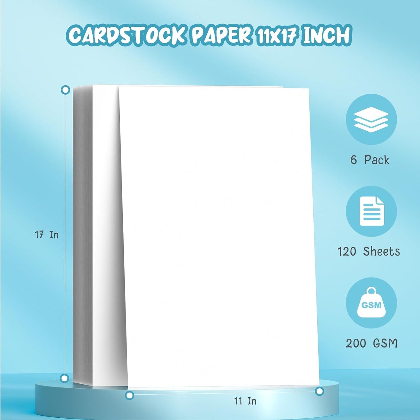 40 Sheets Cream Cardstock Paper 8.5 x 11, Ivory Cardstock Printer Paper 8.5x11, Off White Card Stock Paper 8.5 x 11, 200 GSM Construction Paper for DIY Cards, Greeting Cards, Wedding Invitations